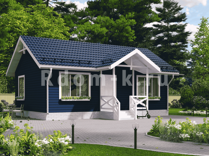 Коттедж 6х9м «Куприн»